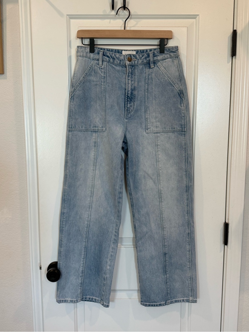 ROLLA'S Heidi Trade Austin Straight in Mid Vintage Blue Size 30